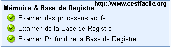 mémoire et base de registre