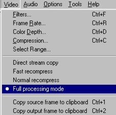 virtualdub full processing mode