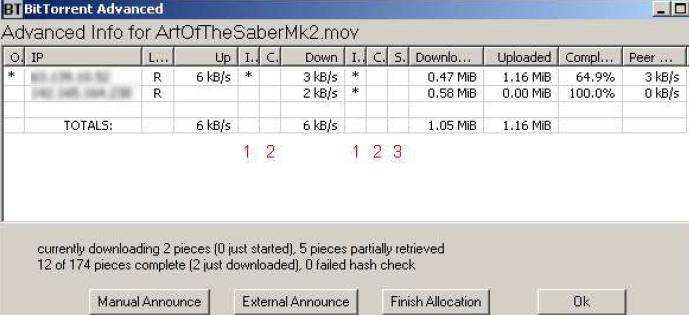 évolution du téléchargement torrent