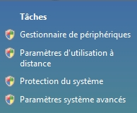 param�tres syst�me avanc�s vista