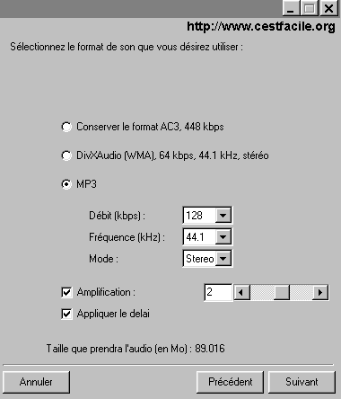 mp3 d�bit qualit�