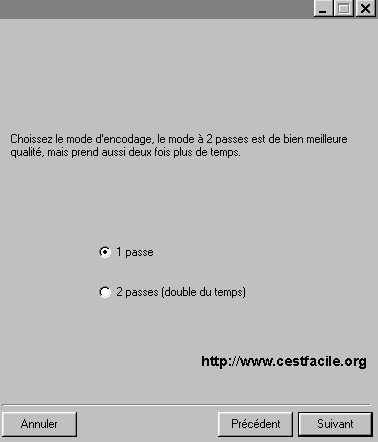 divx encodage passe