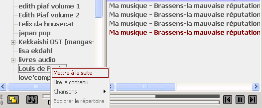 créer une playlist