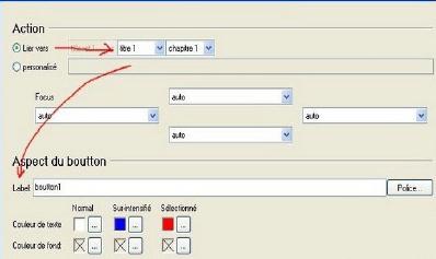 dvdstyler action boutton menu