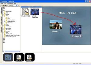 dvdstyler exemple menu avec imagettes