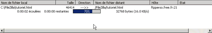transfert de fichiers sur un serveur ftp