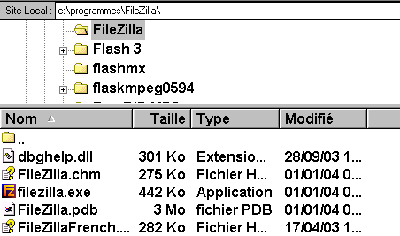 filezilla