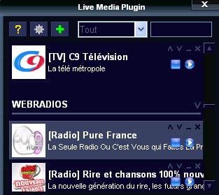 choisir radio windows media player