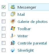 choisir programme à installer