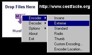 musedrop encoder mpc wav
