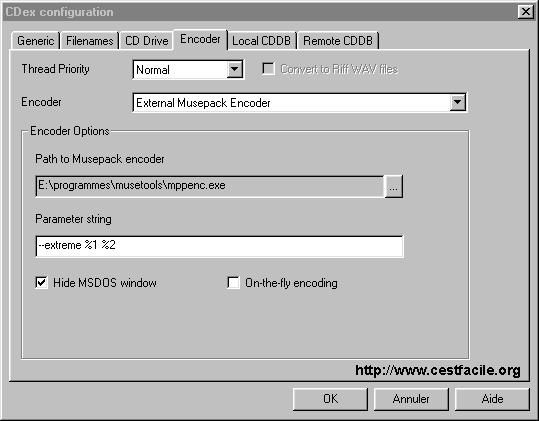 encoder mpc cdex