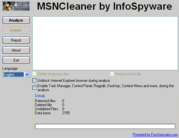 MSNcleaner supprimer les virus MSN