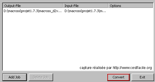 vfapi cr&eacute;ation de l'avi