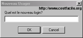 ftpserveur login