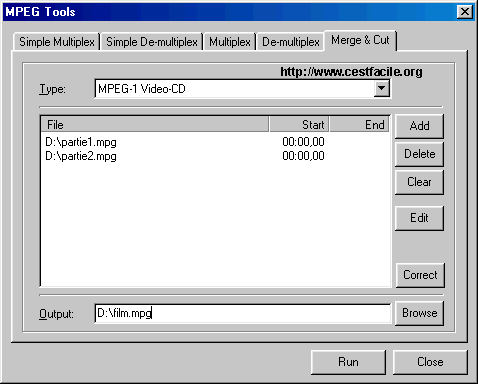 tmpgenc joindre vcd