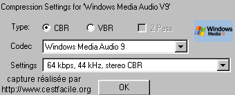 WMA CBR VBR