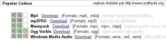 codec WMA
